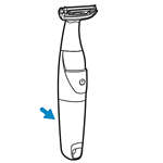 Aparador de pelos do corpo com protetores de pele Bodygroom s&eacute;rie&nbsp;1000