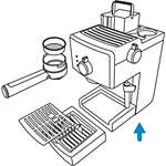 Cafeteira expresso manual Saeco Poemia