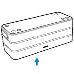 Caixa ac&uacute;stica port&aacute;til wireless