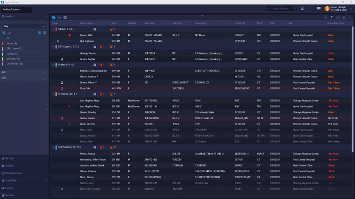 Demonstra&ccedil;&atilde;o do Philips Radiology Workflow Orchestrator para a leitura de imagens diagn&oacute;sticas