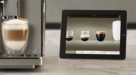 Aplicativo inteligente de caf&eacute; da Saeco (2014)