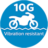 Resistente &agrave; vibra&ccedil;&atilde;o de at&eacute; 10G