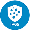 Resistente &agrave; &aacute;gua e poeira IP65