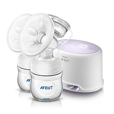 Extrator de leite el&eacute;trico Comfort Double e bicos Philips Avent